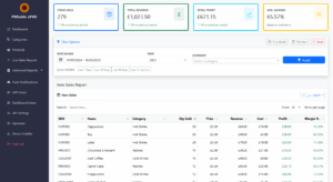 Inventory tracking & Stock control is standard with the fully featured POSable POS software